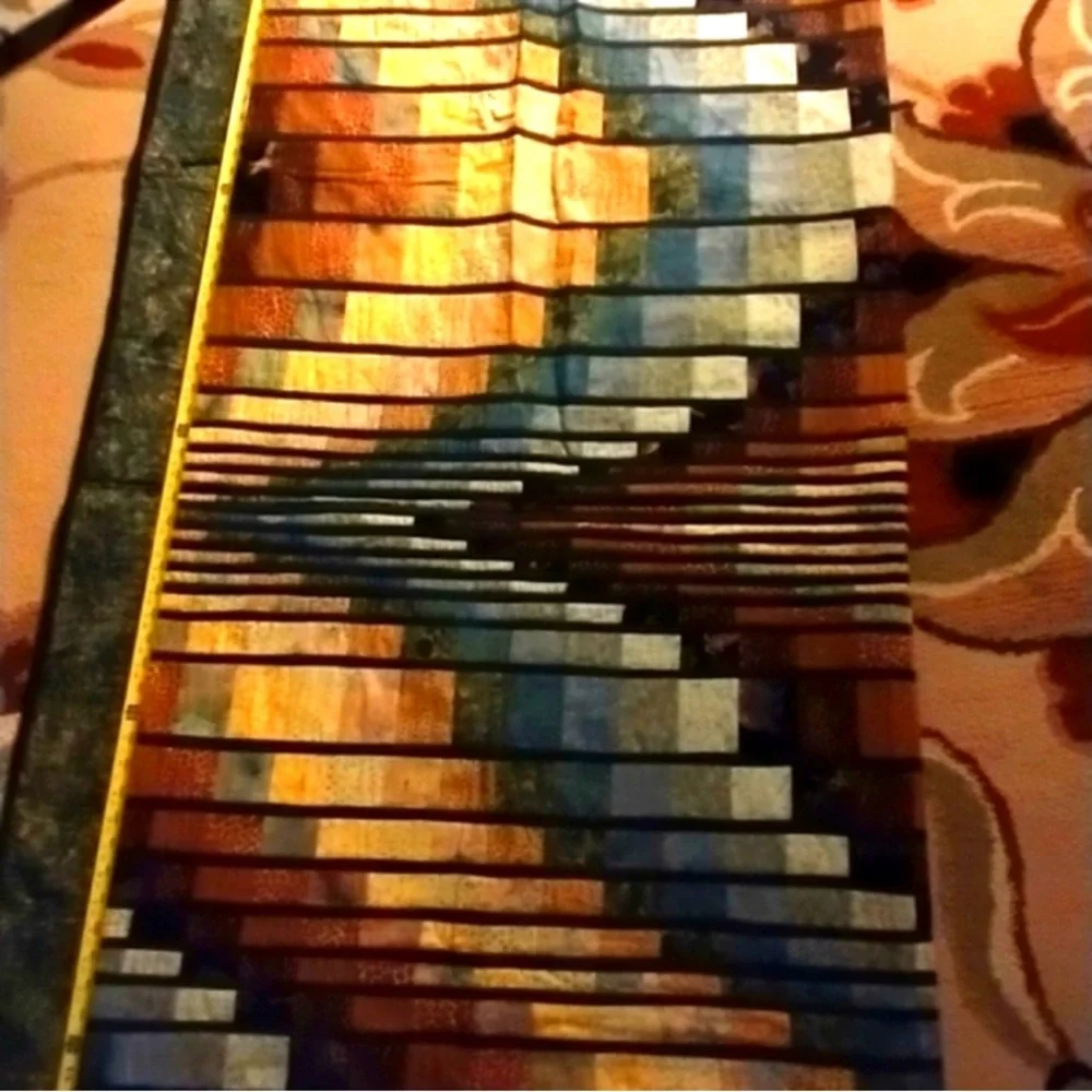 Artistic Safari double sided handmade quilt large